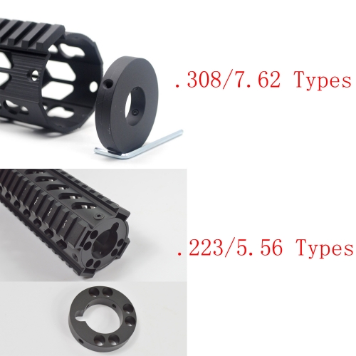 Front End Cap for Free Float Handguard with Screw .223/5.56(AR15) or .308/7.62(AR10) Optional
