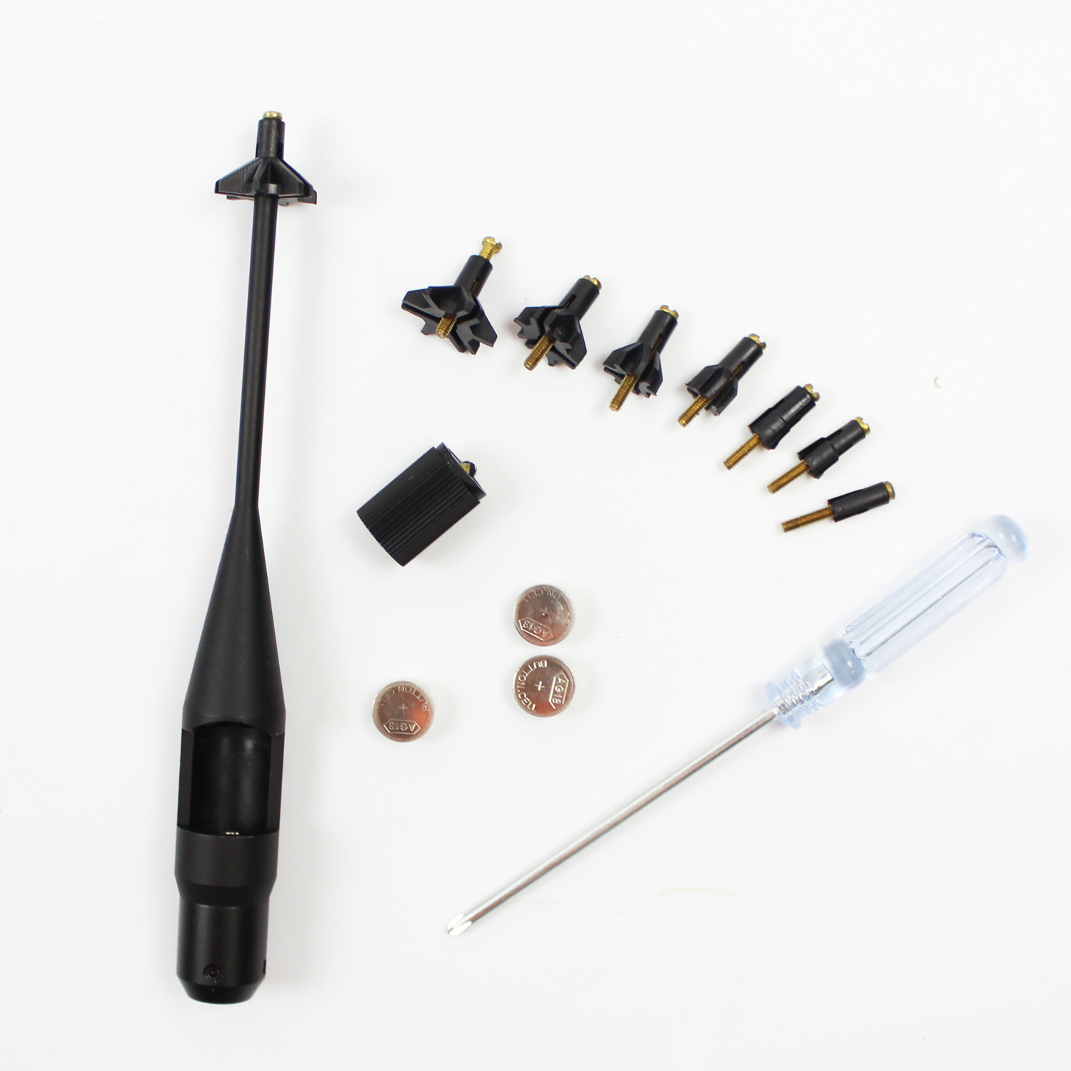 Laser Bore Sight Collimator With Quick Twist Activation fit for .177 to