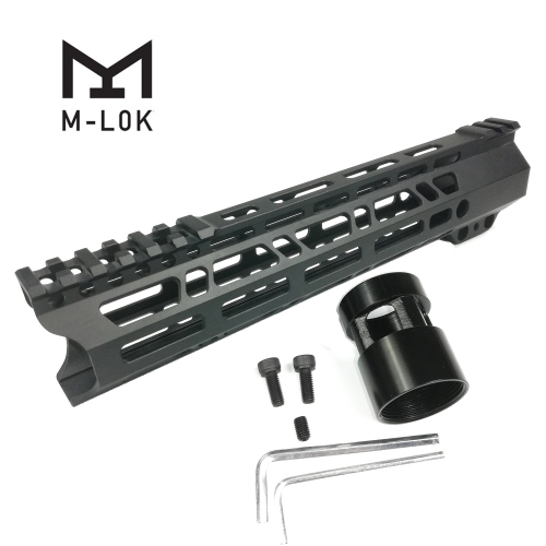 10 Inch Lightweight Clamp Mount Type M-LOK Handguards Edge CNC Chamfering For .223/5.56(AR15） Spec