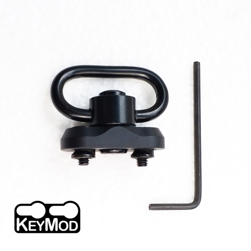 1.25 Inch Loop QD Sling Swivel Adapter Rail Mount Kit For Keymod Slot 1,2,4,6 Pack Loop Included