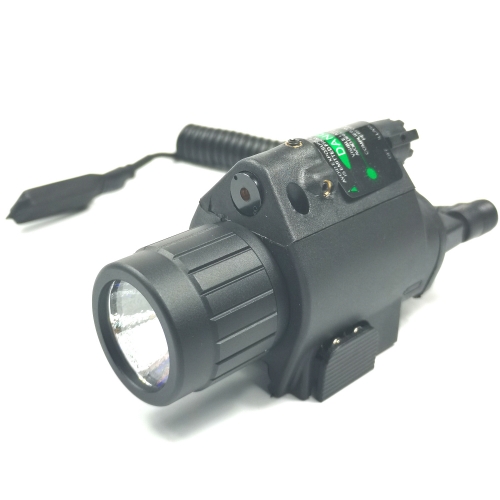 Tactical Red /Green Laser Sight & LED Flash Light Combo Flashlight Fit 20 mm Picatinny Rail Mount