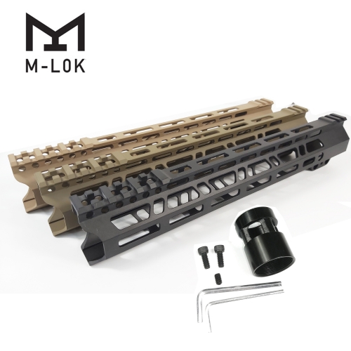12 Inch Clamp Mount Type M-LOK Handguards Edge CNC Chamfering For AR15 (.223/5.56)