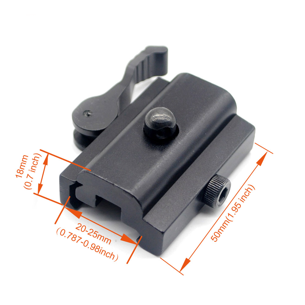 QD Bipod Adapter Sling Swivel Stud 11/20 mm Weaver/Picatinny Rail Mount