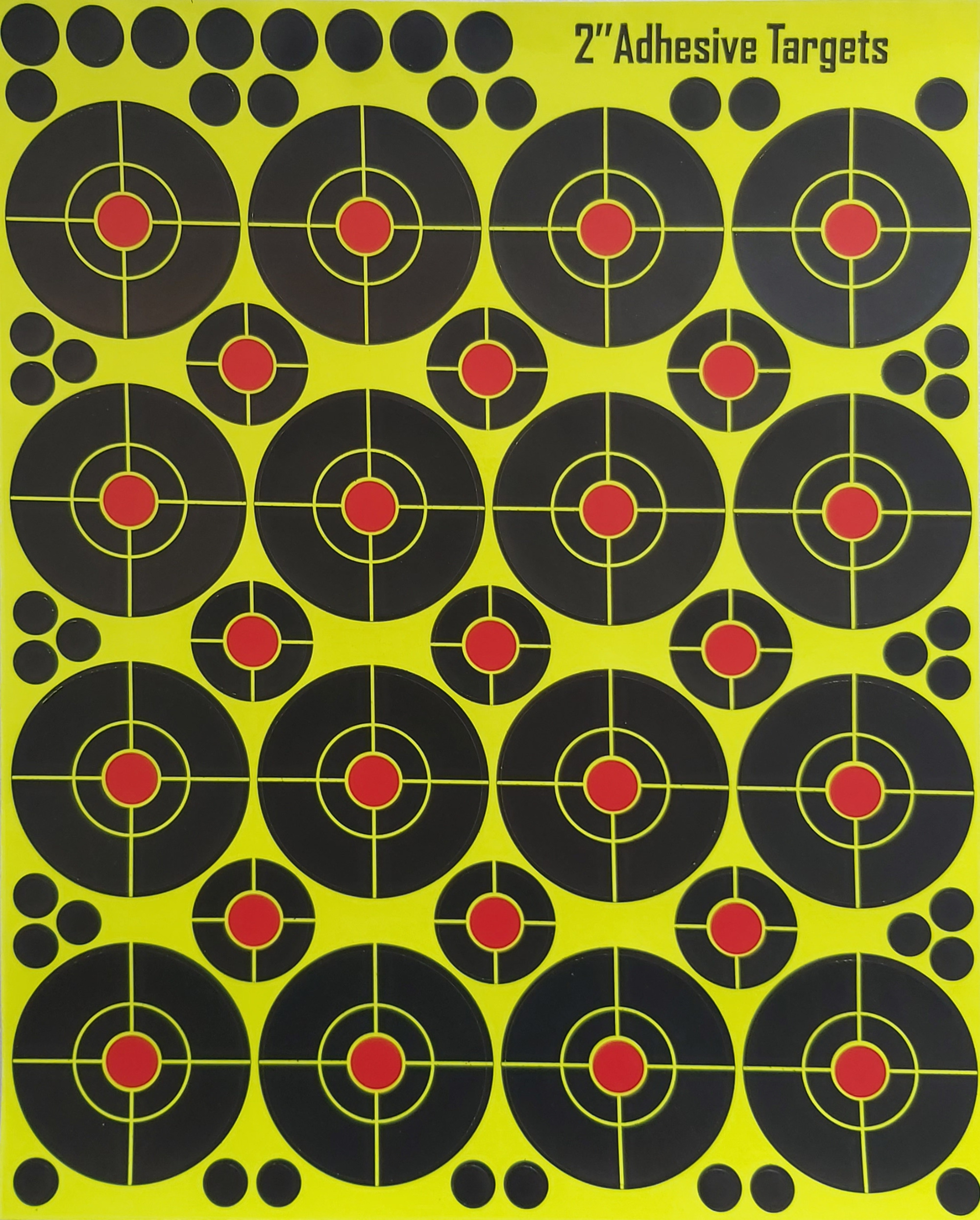 2inch 16 sticks adhesive Splatter paper shooting Targets Paper